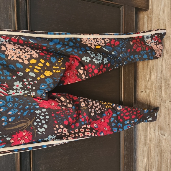 Adidas Floral Multicolor Activewear Leggings Size M - Picture 4 of 7